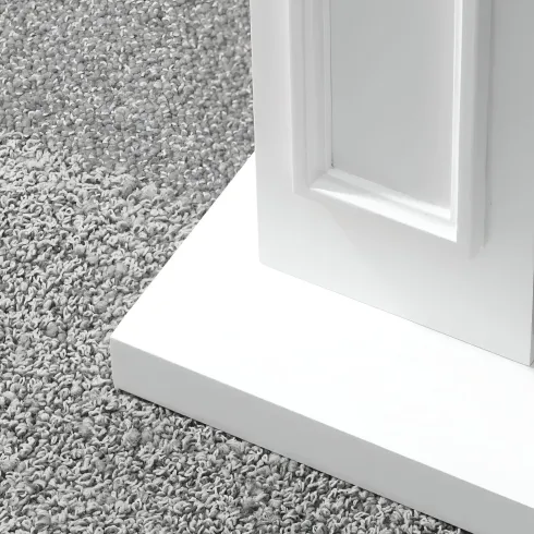 Camino a Bioetanolo 3,4 kW da Pavimento 1,2L Bianco in Legno MDF