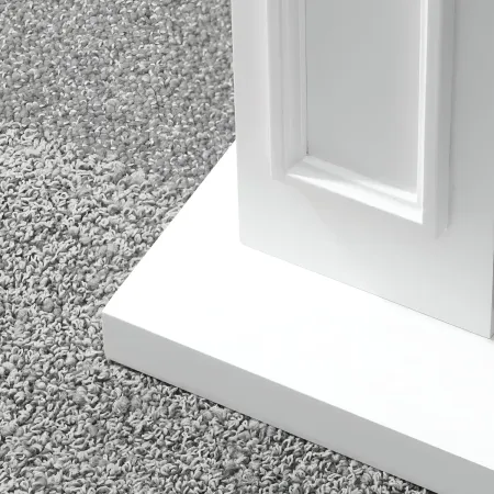 Camino a Bioetanolo 3,4 kW da Pavimento 1,2L Bianco in Legno MDF