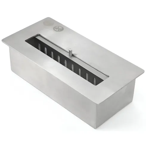 Camino a Bioetanolo 3,4 kW da Pavimento 1,2L Bianco in Legno MDF