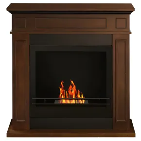Camino a Bioetanolo 3,4 kW da Pavimento 1,2L Marrone in Legno MDF 2