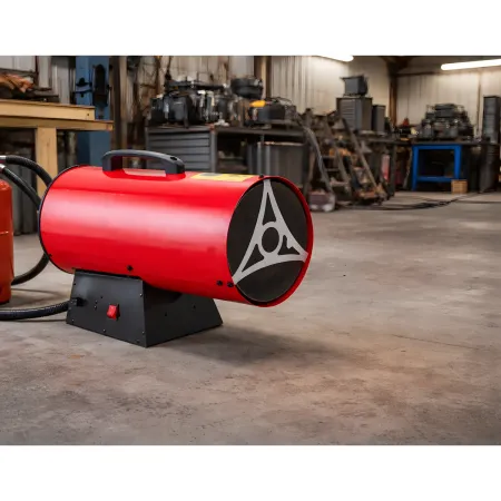 Generatore Aria Calda 30kW Ventilazione Elettrica 230V GPL Rosso