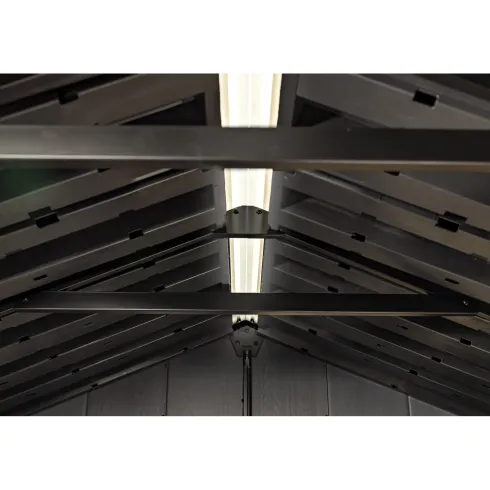 Keter Apex Casetta da Giardino in Resina Effetto Legno 287x230x246 cm
