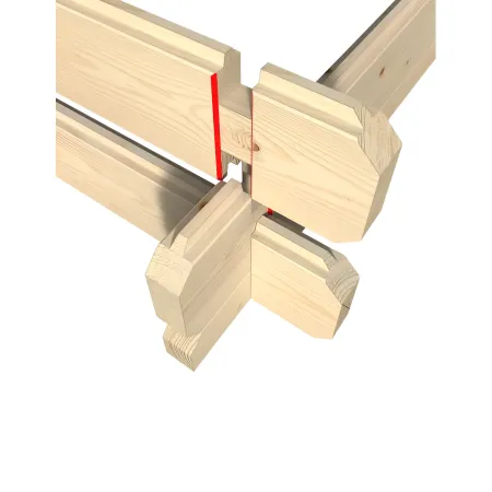 Casetta in Legno da Giardino 4x4 per Attrezzi Doppia Porta Block-House