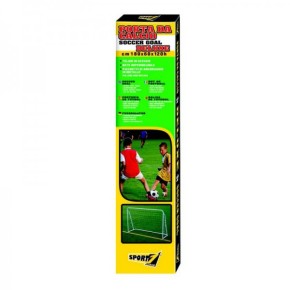 2 Porta Calcio Deluxe Metallo + Rete Piccchetti 180x122x60 Soccer Goal Calcetto 2
