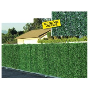 Siepe Artificiale 1x3 Finta Rotolo PVC Arella Sintetica Recinzione Ombreggiante