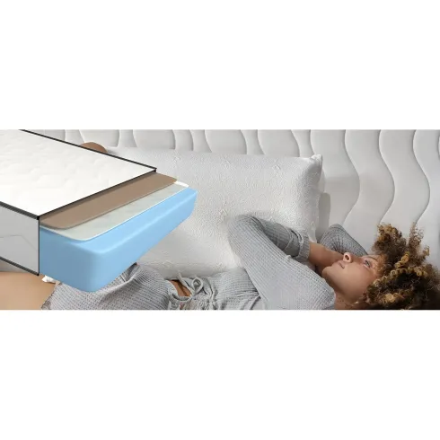Materasso Matrimoniale Waterfoam 160x190 h12 Ortopedico Anallergico