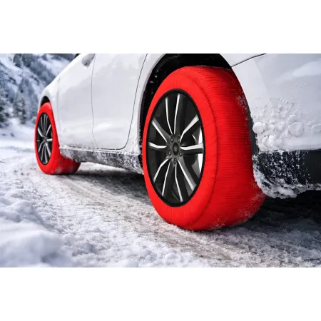 Calze da Neve per Auto Omologate Taglia XS Tessuto ad Alta Aderenza