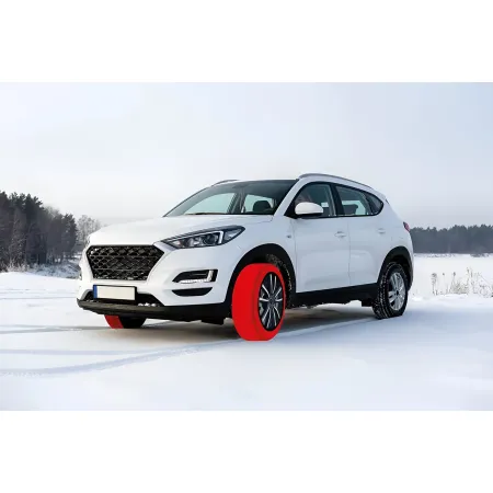 Calze da Neve per Auto Omologate Taglia XXL Tessuto ad Alta Aderenza