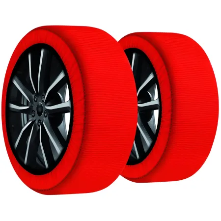 Calze da Neve per Auto Omologate Taglia XXL Tessuto ad Alta Aderenza