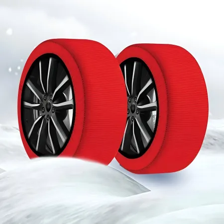 Calze da Neve per Auto Omologate Taglia XXL Tessuto ad Alta Aderenza