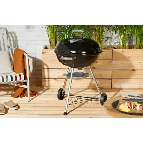 Barbecue Tondo Weber a Carbonella da Giardino 53x54x88 cm