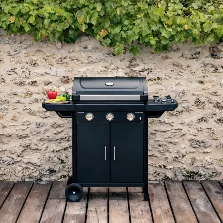 Barbecue a Gas Campignaz Compact 3 LS con Fornello Laterale