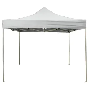 Gazebo da Giardino 3x3 a Fisarmonica Impermeabile Bianco con Sacca 2