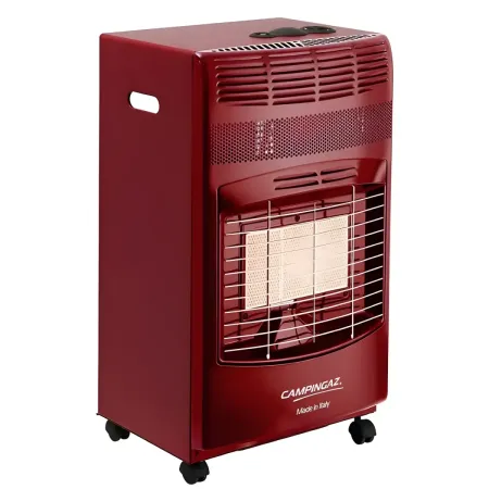Outlet Stufa Infrarossi Gas 4100W Portatile Bordeaux Valvola Sicurezza