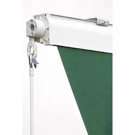 Tenda da Sole 300x300 Verde Cassonata a Caduta Bracci Balcone Terrazzo