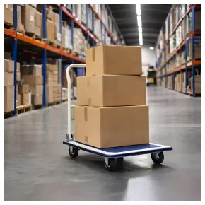 Carrello Trasporto a 4 Ruote Portatutto max 150 Kg 2