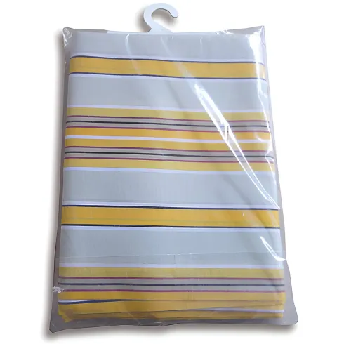 Tenda da Sole Cotone 140x350 Multiriga Giallo Lavabile Anelli Ganci