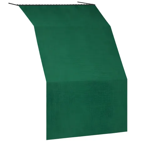Tenda da Sole Cotone 140x250 Verde Lavabile Anelli Ganci Sacchetto