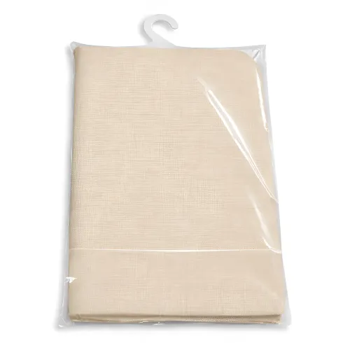 Tenda da Sole Cotone 140x350 Beige Lavabile Anelli Ganci Sacchetto