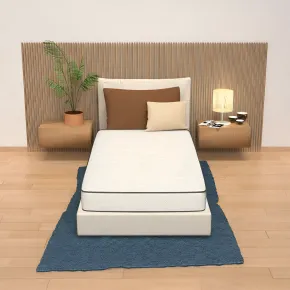 Materasso Waterfoam Singolo 90x200 cm h18 cm Ortopedico Traspirante 2