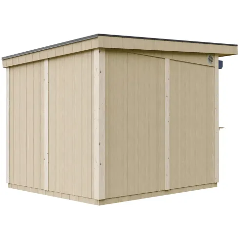 Chiosco in Legno Grezzo 2x2 m a Pannelli LP SmartSide Mercatini Fiere