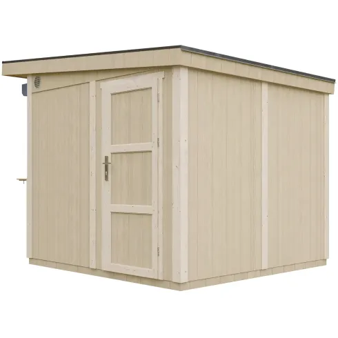 Chiosco in Legno Grezzo 2x2 m a Pannelli LP SmartSide Mercatini Fiere