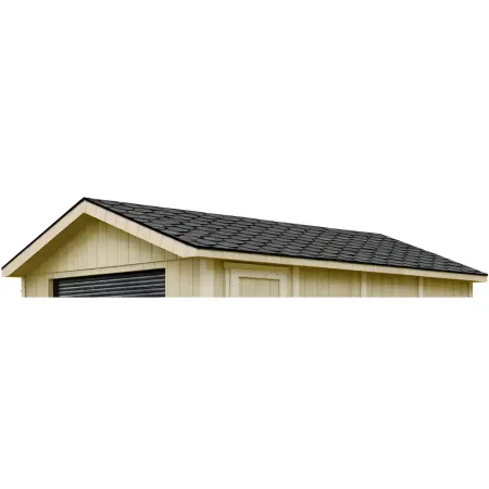 Tegole Bituminose Nero per Copertura Tetto Garage da Esterno 24 m2