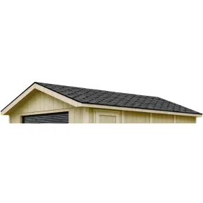 Tegole Bituminose Nero 18 m2 per Copertura Tetto Garage da Esterno 2