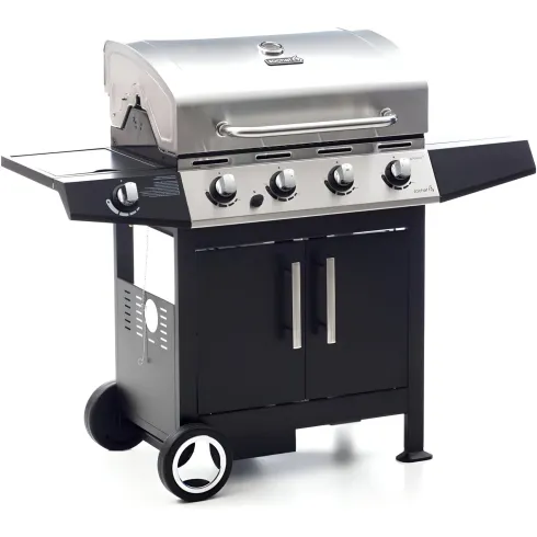 Barbecue a gas 4 fornelli inox con pietra lavica: il barbecue dei professionisti