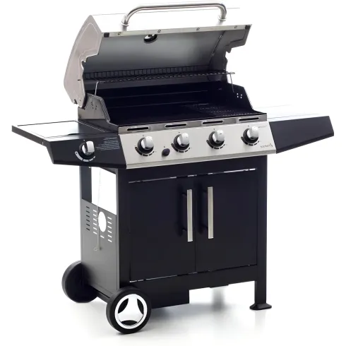 Barbecue a gas 4 fornelli inox con pietra lavica: il barbecue dei professionisti