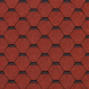 Tegole Bituminose Rosso 6 m2 per Copertura Tetto Garage da Esterno