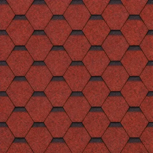 Tegole Bituminose Rosso 6 m2 per Copertura Tetto Garage da Esterno