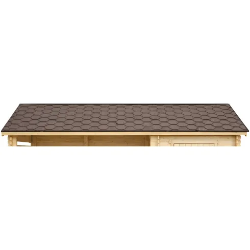 Tegole Bituminose Marrone 6 m2 per Copertura Tetto Garage da Esterno