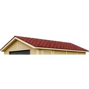Tegole Bituminose Rosso 9 m2 per Copertura Tetto Garage da Esterno 2