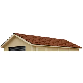 Tegole Bituminose Rosso Beaver 9 m2 Copertura Tetto Garage da Esterno 2