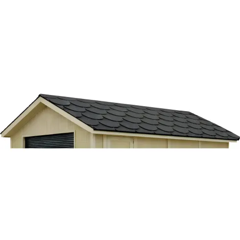 Tegole Bituminose Nero Beaver 9 m2 Copertura Tetto Garage da Esterno