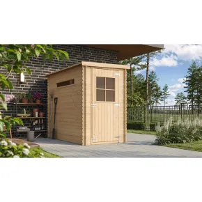 Casetta da Giardino in Legno 144x239x198 cm 19 mm con Pavimento 2