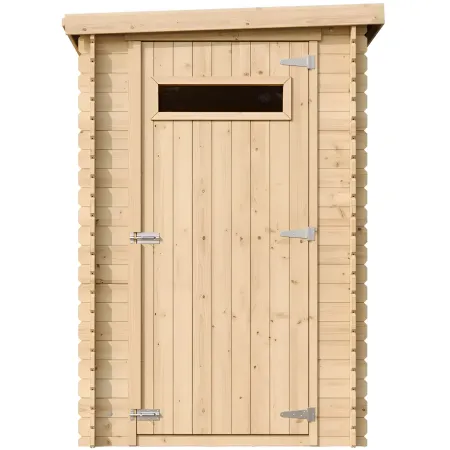 Casetta in Legno da Giardino 19 mm 144x239x198 cm con Pavimento Interno