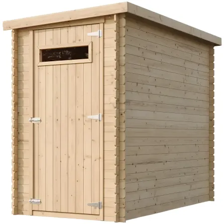 Casetta in Legno da Giardino 19 mm 144x239x198 cm con Pavimento Interno