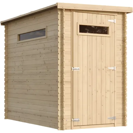 Casetta in Legno da Giardino 19 mm 144x239x198 cm con Pavimento Interno