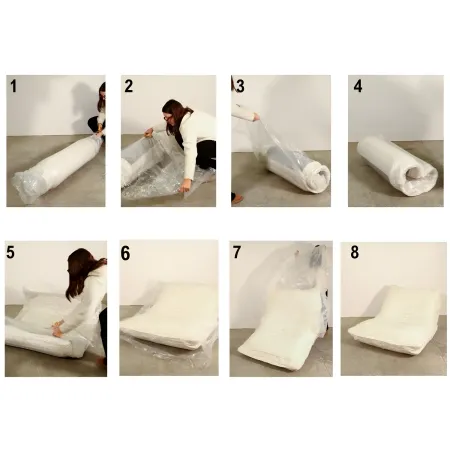 Poltrona Bouclé Compressa Bianco Imbottita Moderna per Salotto Lounge
