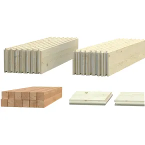 Pavimento per Casetta in Legno da Giardino 4x4 m 2