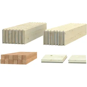 Pavimento per Casetta in Legno da Giardino 500 x 445 cm 2