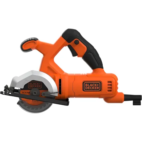 Mini Sega Circolare Black+Decker 85 mm 400W per Legno Metallo Plastica
