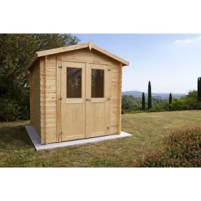 Casetta 2.2x2.2 in Legno 28 mm da Giardino Blockhouse 2