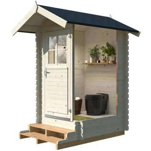 Casetta da Giardino in Legno 138x158 cm 28 mm Blockhouse