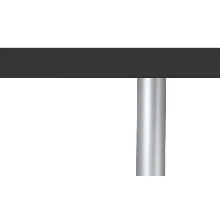 Tavolino da Caffè 55 cm in Legno Antracite 2 Ripiani Soggiorno Moderno