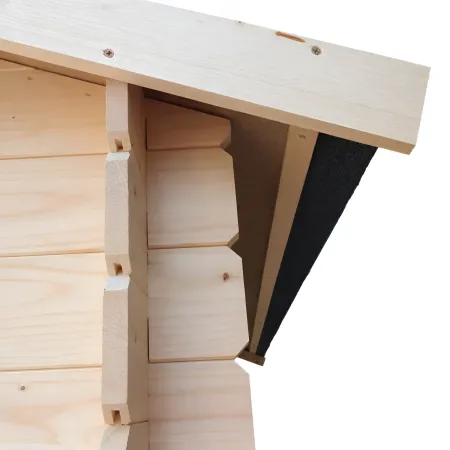 Casetta in Legno Piccola 1.5x1.3 con Pavimento Interno da Giardino