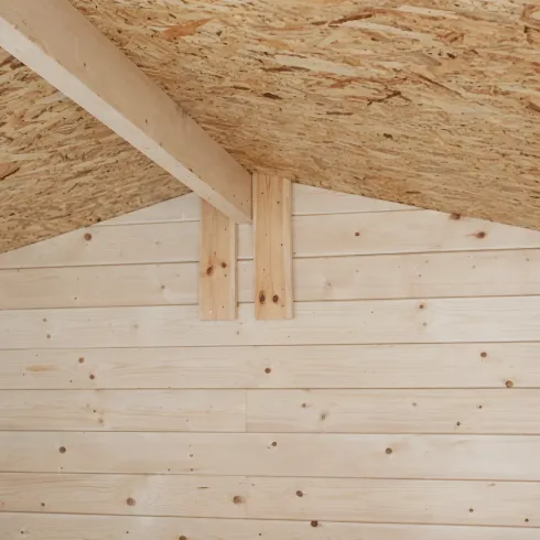 Casetta in Legno Piccola 1.5x1.3 con Pavimento Interno da Giardino