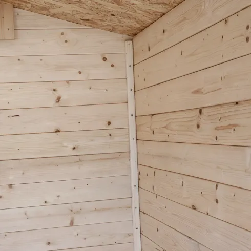 Casetta in Legno 2x2 con Pavimento Ricovero per Attrezzi da Giardino